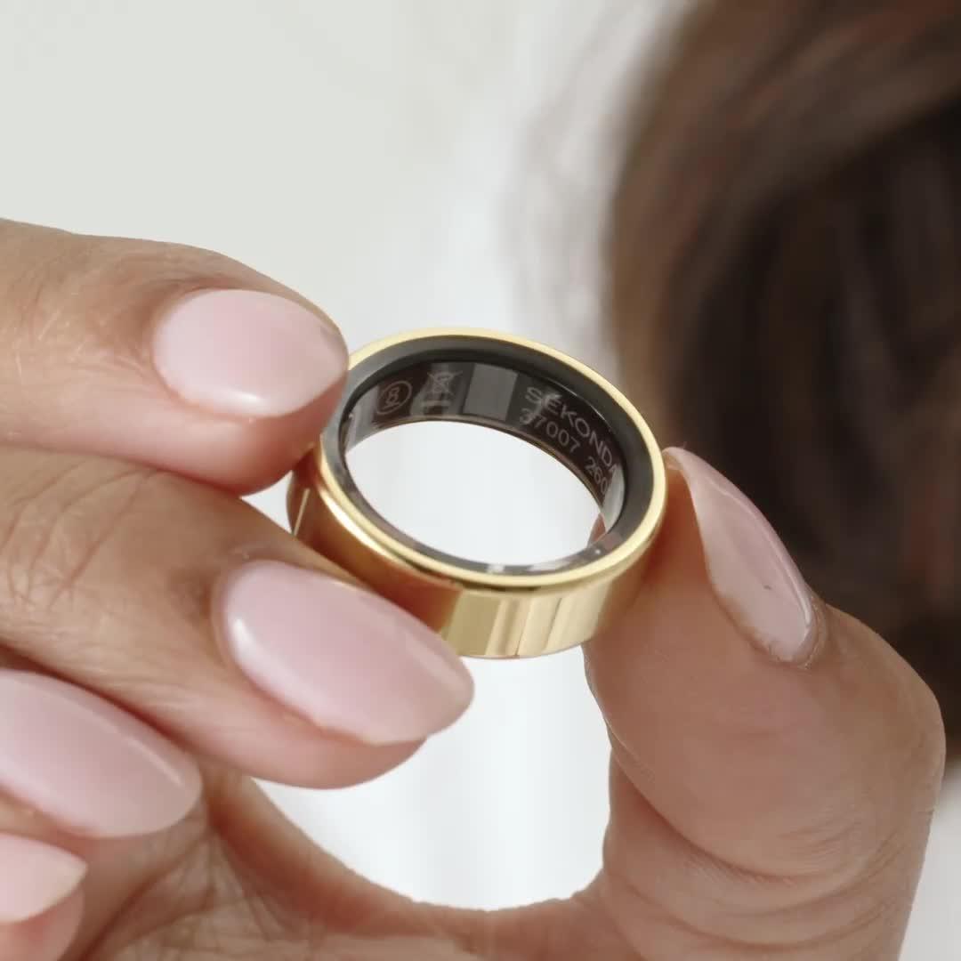 Image thumbnail 8 of 8 of Sekonda Unisex Smart Ring Heart Rate 7-Day Battery Ring - Gold